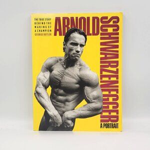 Arnold Schwarzenegger A Portrait By George Butler paperback cover vintage 1990